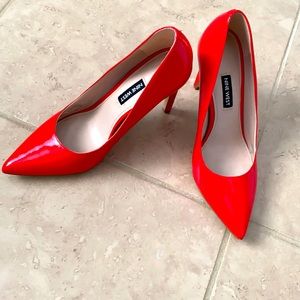 Nine West 4” Red Patent Heels